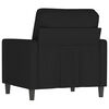vidaXL Fauteuil Noir 60 cm Velours