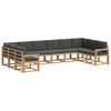 vidaXL Ensemble de canap&eacute;s d'ext&eacute;rieur 10 pc Blanc et anthracite