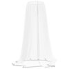 vidaXL Moustiquaire pour parasol 220 maille blanc &Phi;330x250 cm