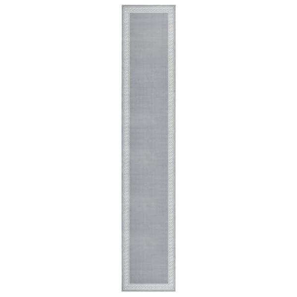 vidaXL Tapis BCF Gris avec motif 80x450 cm