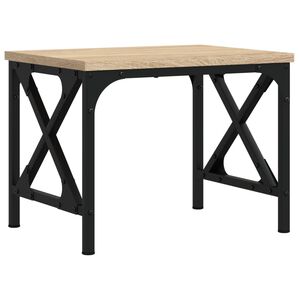 vidaXL Support d'imprimante ch&ecirc;ne sonoma 40x30x31 cm bois d'ing&eacute;nierie