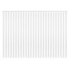 vidaXL Store vertical 150 x 180 cm Tissu Blanc