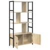 vidaXL &Eacute;tag&egrave;re Ch&ecirc;ne Sonoma 80 x 30 x 155,5 cm Bois d'ing&eacute;nierie