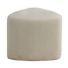 Venture Home Pouf Peg 46x46x41 cm Velours Blanc