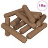 vidaXL Chevilles en bois 18000 pcs Marron Bois massif