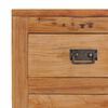 vidaXL Buffet 125x30x75 cm bois de teck massif