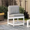 vidaXL Chaise de jardin blanc 50,5x55x77 cm bois de pin massif