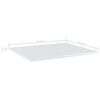 vidaXL Panneaux biblioth&egrave;que 8pcs Blanc brillant 60x50x1,5cm Agglom&eacute;r&eacute;
