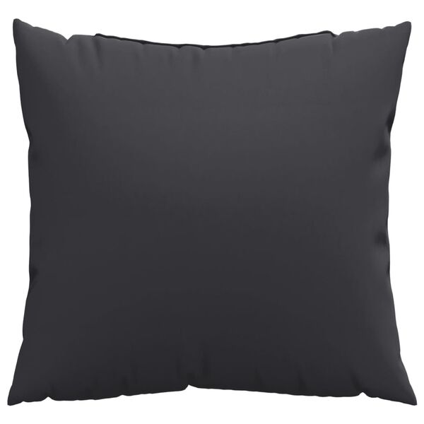 vidaXL Coussins d&eacute;coratifs lot de 4 noir 60x60 cm tissu