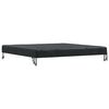 vidaXL Housse de Table 142 x 142 x 15 cm Carr&eacute; Imperm&eacute;able Noir