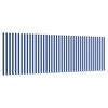 vidaXL Auvent R&eacute;tractable Bleu et Blanc 400 x 200 cm