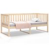 vidaXL Lit de jour sans matelas 90x190 cm bois de pin massif