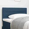 vidaXL T&ecirc;te de lit LED avec des lumi&egrave;res &agrave; LED Bleu 90 cm Polyester