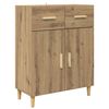 vidaXL Haut Armoire avec tiroir Ch&ecirc;ne artisanal 69,5 x 34 x 180 cm