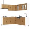 vidaXL Ensemble d'armoires de cuisine 11 pcs Lucca bois d'ing&eacute;nierie