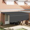 vidaXL Auvent R&eacute;tractable Anthracite 450 &times; 300 cm
