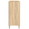 vidaXL Armoire &agrave; disques ch&ecirc;ne sonoma 84,5x38x89 cm bois d'ing&eacute;nierie