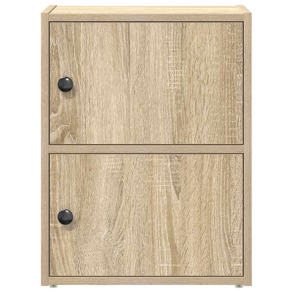 vidaXL Biblioth&egrave;que ch&ecirc;ne sonoma 40x24x52 cm bois d'ing&eacute;nierie