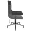 vidaXL Chaises pivotantes &agrave; manger lot de 2 noir velours