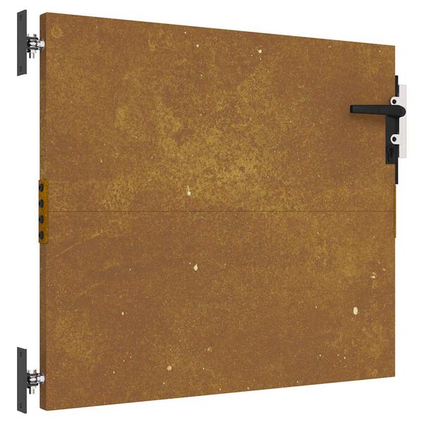 vidaXL Portail de jardin 85x125 cm acier corten