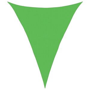 vidaXL Voile d'ombrage 160 g/m&sup2; Vert clair 4x5x5 m PEHD