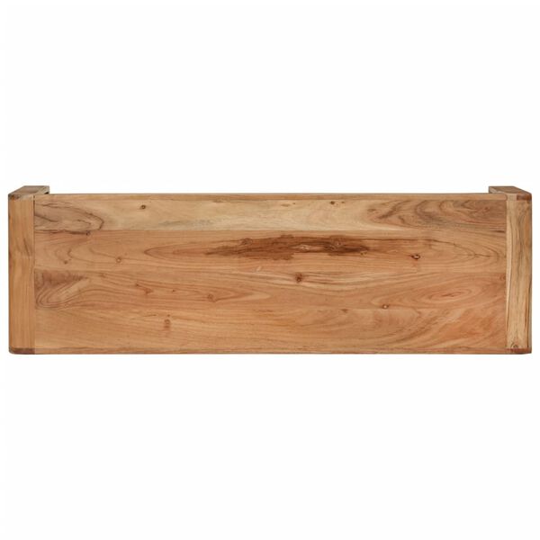 vidaXL Meuble TV 110x33x33 cm bois d'acacia massif