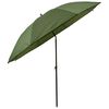 vidaXL Umbrella de p&ecirc;che Jaune arm&eacute;e 300 x 240 cm Polyester Oxford