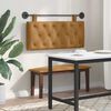 vidaXL T&ecirc;te de lit suspendue Marron 110 x 55 x 7 cm Velours