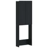 vidaXL Armoire de toilette ZWOLLE Noir 66 x 25,5 x 190 cm