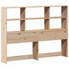 vidaXL Cadre de lit sans matelas 135x190 cm bois de pin massif
