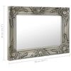 vidaXL Miroir mural style baroque 50x40 cm Argent&eacute;