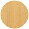 vidaXL Dessus de table &Oslash;60x4 cm bambou