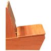 vidaXL Chaises de jardin lot de 2 cire marron 60x64x70,5 cm
