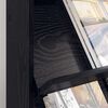 vidaXL &Eacute;tag&egrave;re &agrave; magazines avec &eacute;tag&egrave;re Ch&ecirc;ne noir 70 x 41 x 126 cm