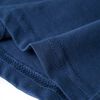 T-shirt pour enfants bleu fonc&eacute; 128