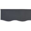 vidaXL Toile de rechange pour store banne Anthracite 250 x 200 cm
