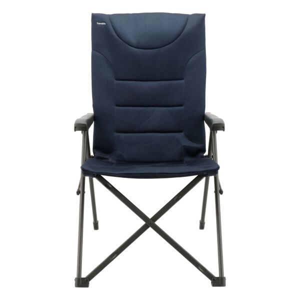 Travellife Fauteuil de relaxation Barletta Cross bleu