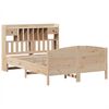 vidaXL Lit biblioth&egrave;que sans matelas 160x200 cm bois massif de pin