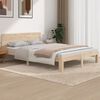 vidaXL Cadre de lit sans matelas bois de pin massif 140x190 cm