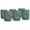 vidaXL Sacs &agrave; D&eacute;chets de Jardin 12 pc 300 l Vert Polypropyl&egrave;ne