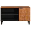 vidaXL Meuble TV avec stockage Finition Acacia Brun 80 x 33 x 46 cm