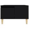 vidaXL Table basse noir 55x55x36,5 cm bois d'ing&eacute;nierie