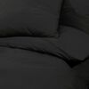 vidaXL Ensemble de housse de couette Noir 225x220 cm Coton