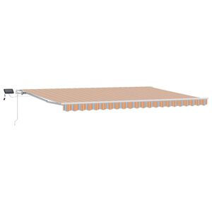vidaXL Auvent r&eacute;tractable Multicolore 500 x 300 x 165 cm