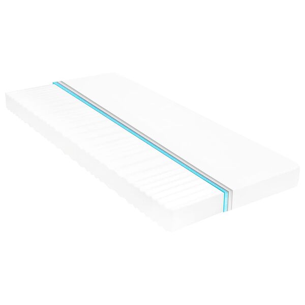 vidaXL Lit mi-haut avec matelas 90x200 cm Bois de pin massif