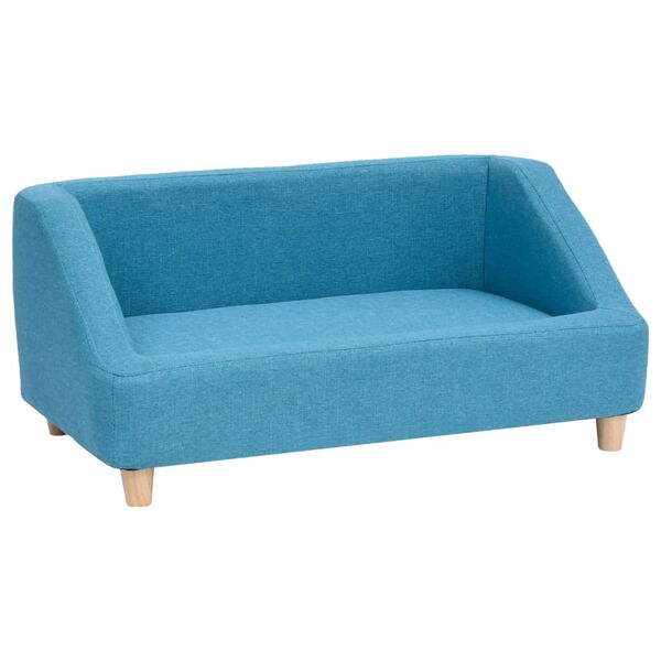 vidaXL Canap&eacute; pour chien Turquoise 85x50x39 cm Lin