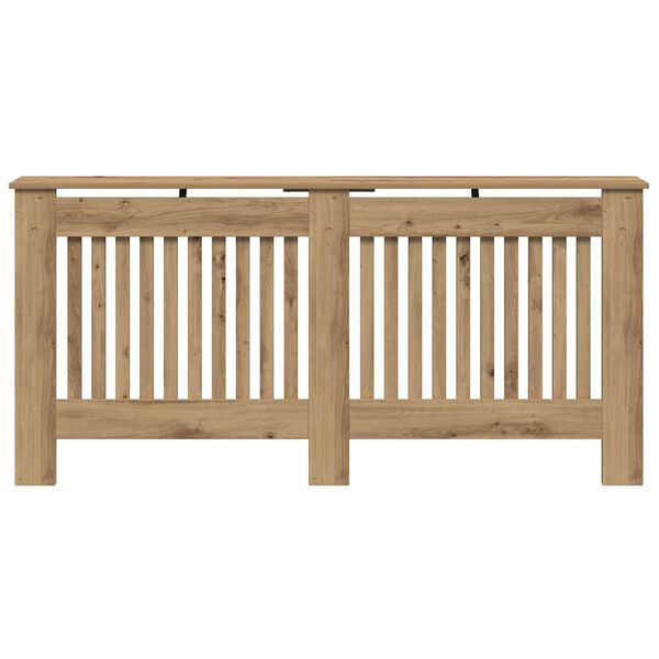 vidaXL Cache-Radiateur Ch&ecirc;ne artisanal 172 x 19 x 81,5 cm