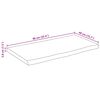 vidaXL Dessus de table 90x40x3,8 cm bord vivant bois massif manguier