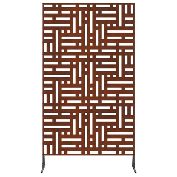 vidaXL &Eacute;cran de confidentialit&eacute; Gris 100 x 50 x 180 cm Acier patin&eacute;