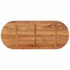 vidaXL Dessus de table 120x50x3,8 cm ovale bois massif d'acacia